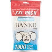 Packung mit 1000 Banko-Zigarettenfiltern