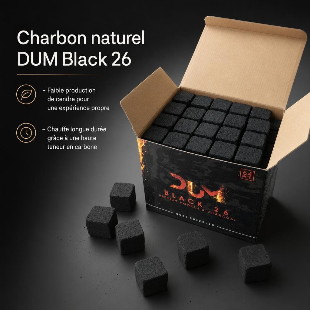 AAA - Charbon naturel DUM Black 26 - image-1