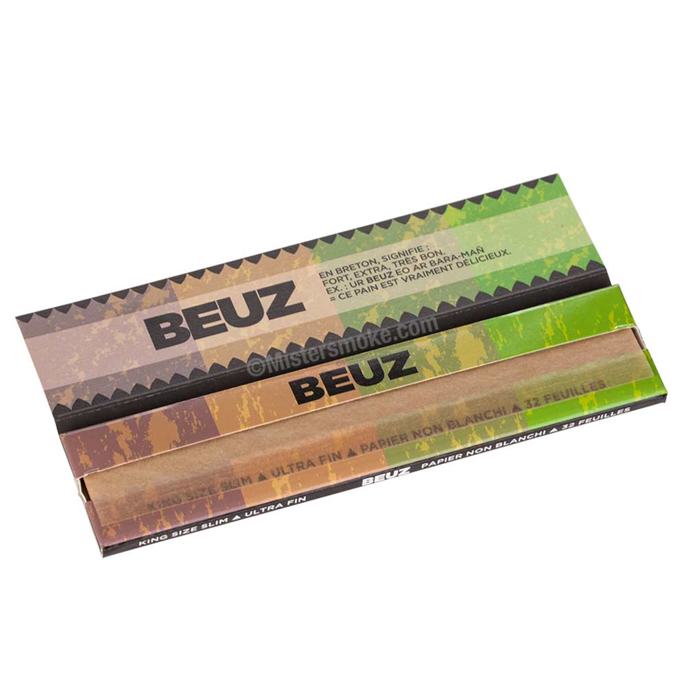 Feuille à rouler Beuz Brown Slim et Tips x 24 - PW Distribution