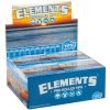 Boîte de 20 paquets de filtres pré-roulés Elements naturels, déjà roulés en S, sans additifs chimiques ni chlore, pour un roulage facile et rapide.