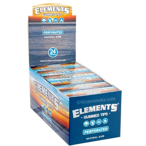 box of 24 cases of 33 elements gummed perforated filters