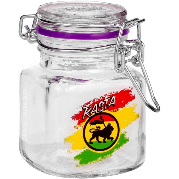 smoker's tin Juicy - small - rasta