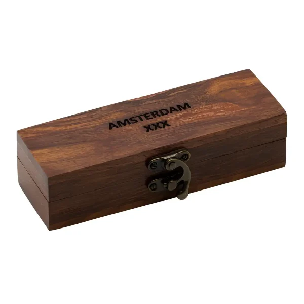 Wooden smoking box Amsterdam