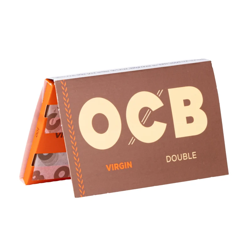 carnet ocb virgin regular - papier à rouler marron pas cher - carnet double