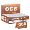 OCB Virgin Double Regular - Papier à rouler OCB marron en boite de 50 carnets double.