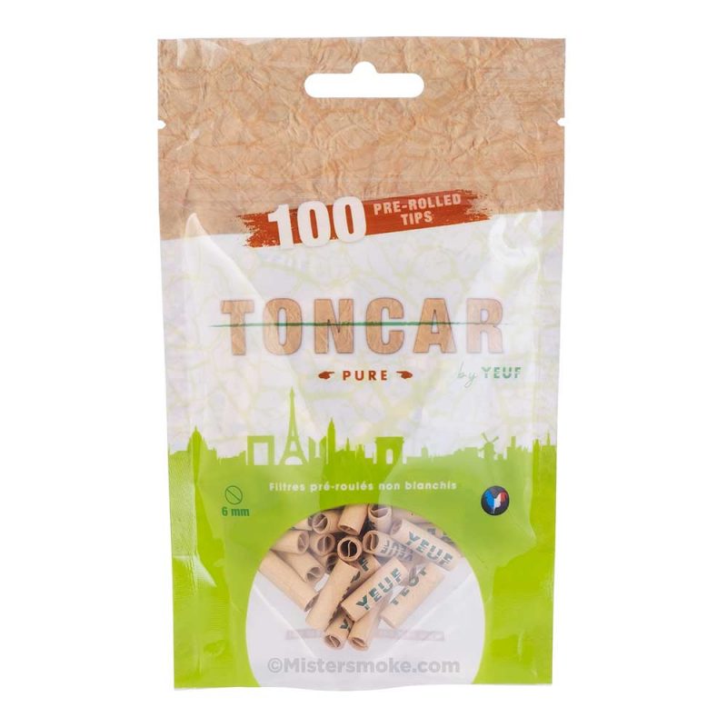 Sachet de 100 filtres pré roulés carton pour join Yeuf Pure