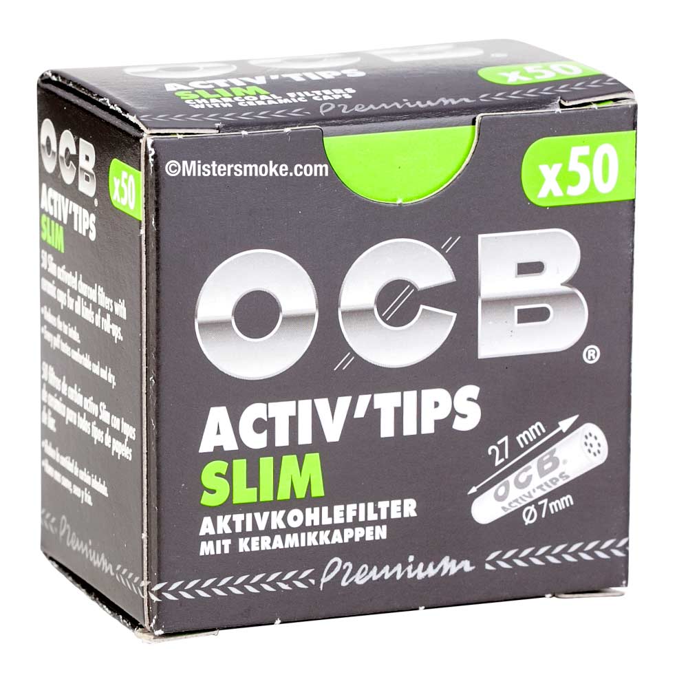 Filtres charbon actif OCB Filtres cigarettes Mistersmoke