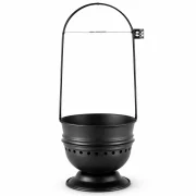 porte charbon pour chicha - coloris noir - marque DUM - Taille 35 cm - repose pince inclus