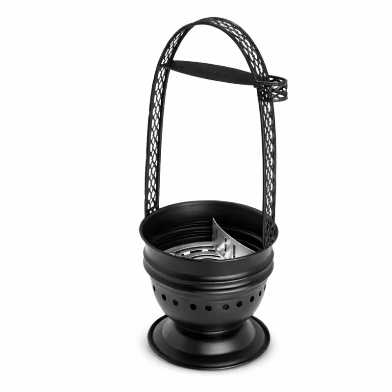porte charbon chicha noir 35 cm