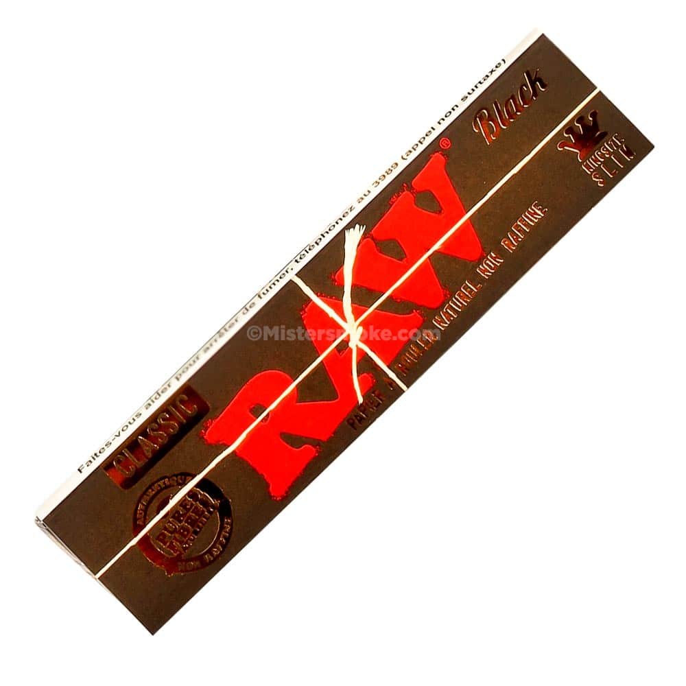 Feuille à rouler Raw Black Slim x 50 - 34,90€