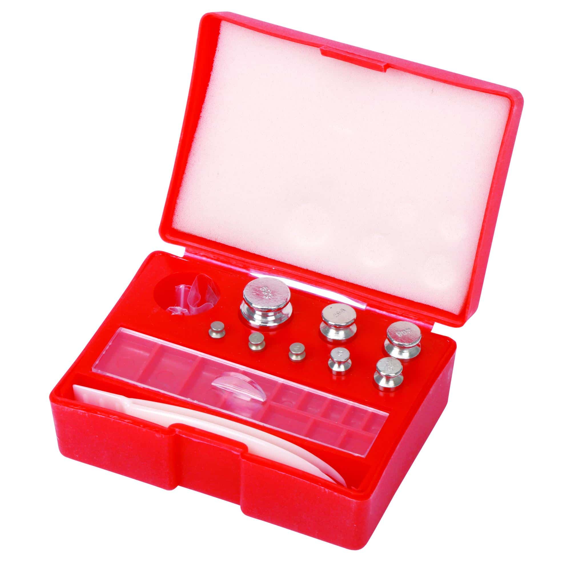 Jeu De 17 Poids D'étalonnage Acier Inoxydable - Pour Balances Numériques, Neuf