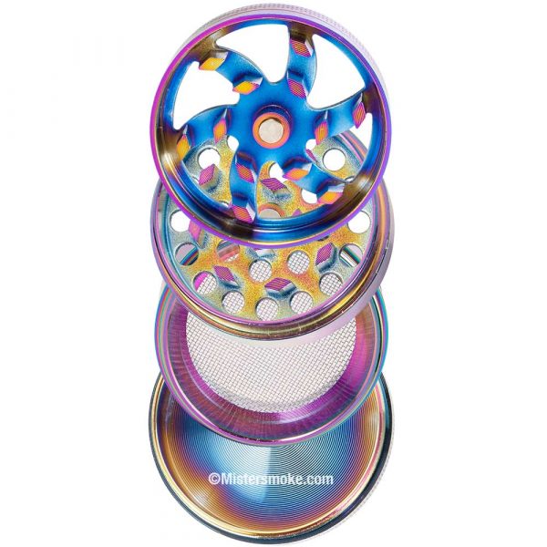 grinder atomic rainbow 4 parts