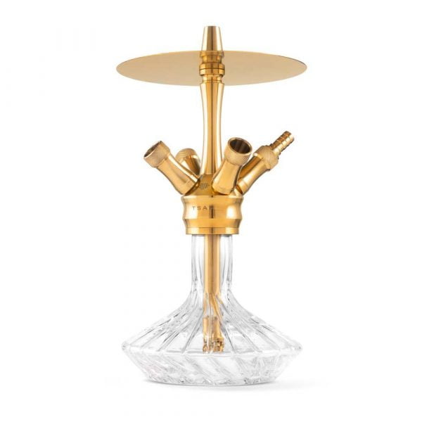 Hookah tsar  alexander mini gold limited edition