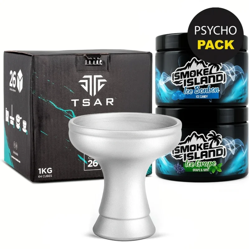 pack goût chicha complet avec foyer, charbon naturel et goût sans nicotine.