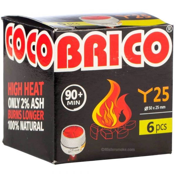 charbon cocobrico Y25 6 pieces