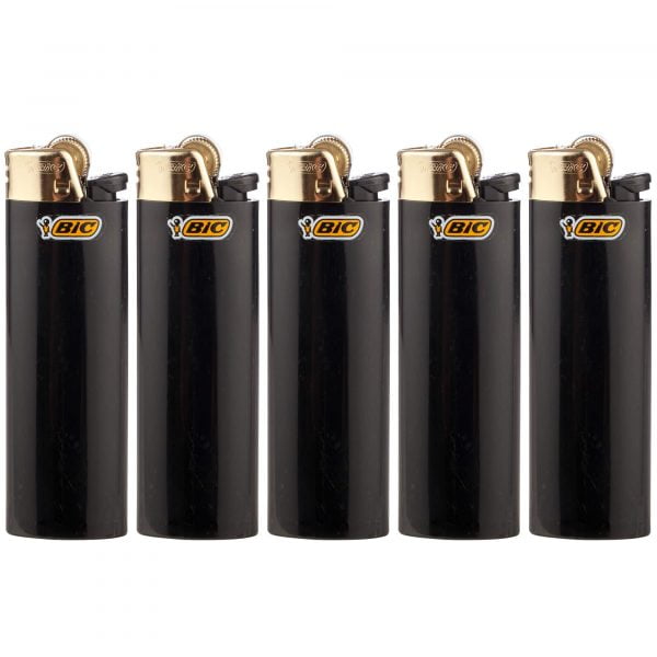 set of 5 bic lighters maxi