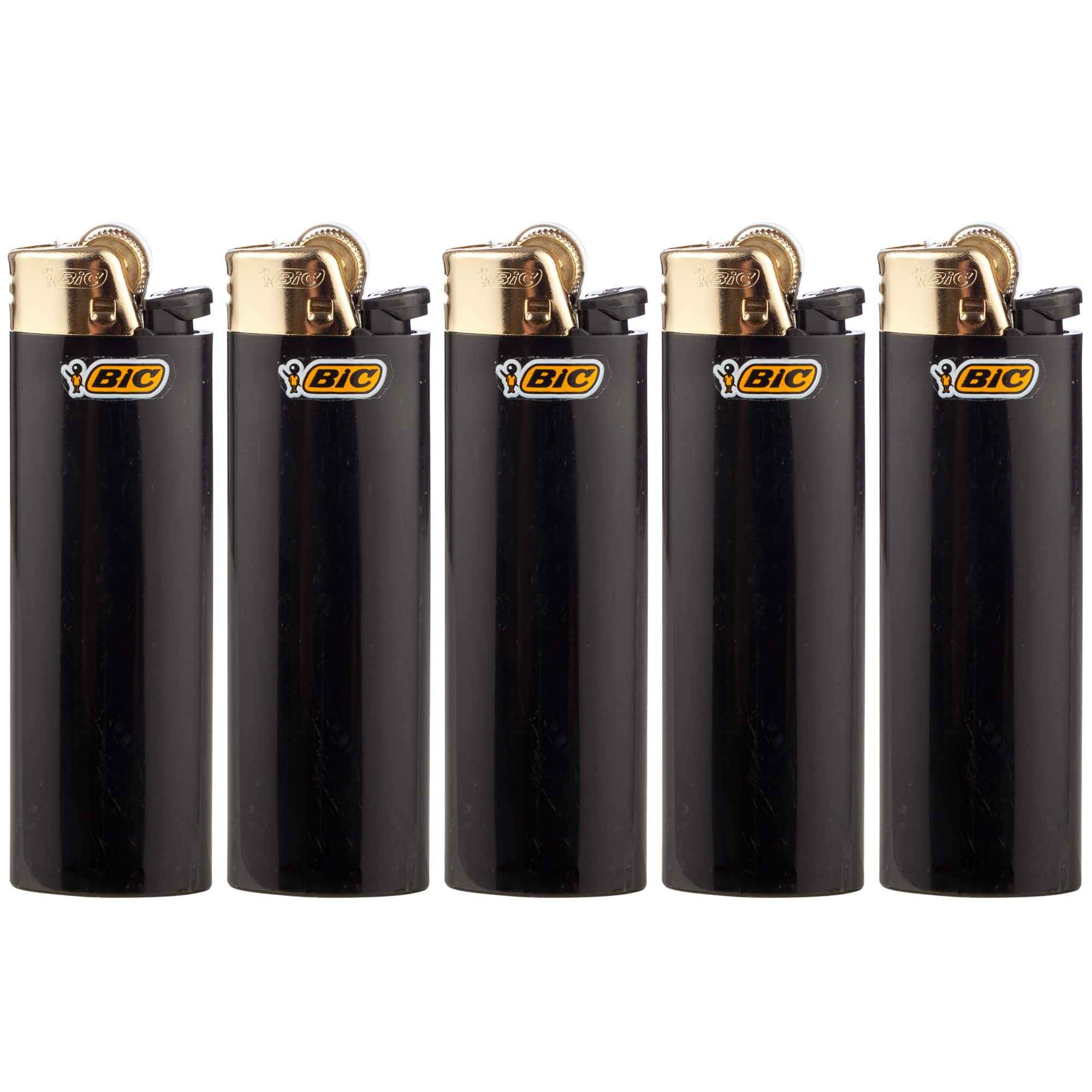 Briquet BIC Noir et Or