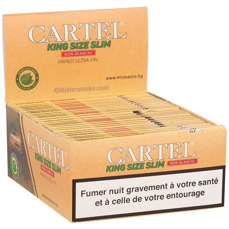 boite feuilles king size slim non blanchi