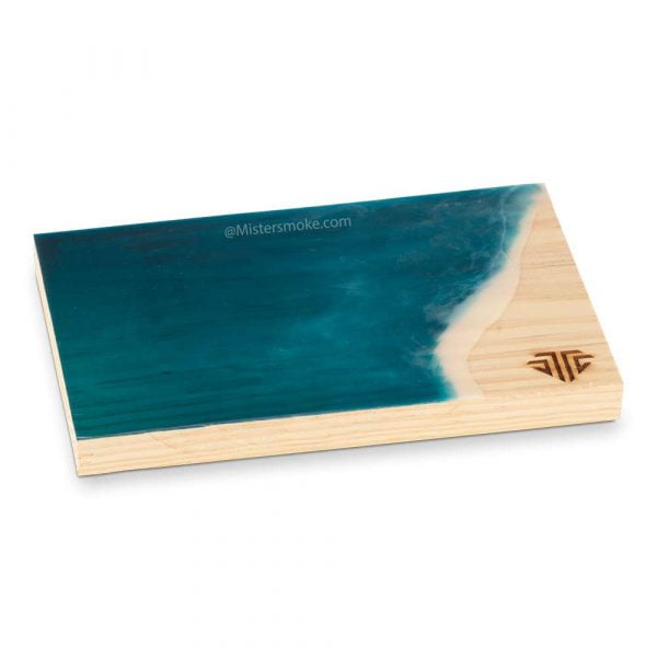 Wooden base Irokos wood ocean