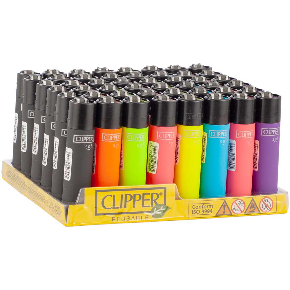 Briquet électronique soft color - Lot de 5, Briquets