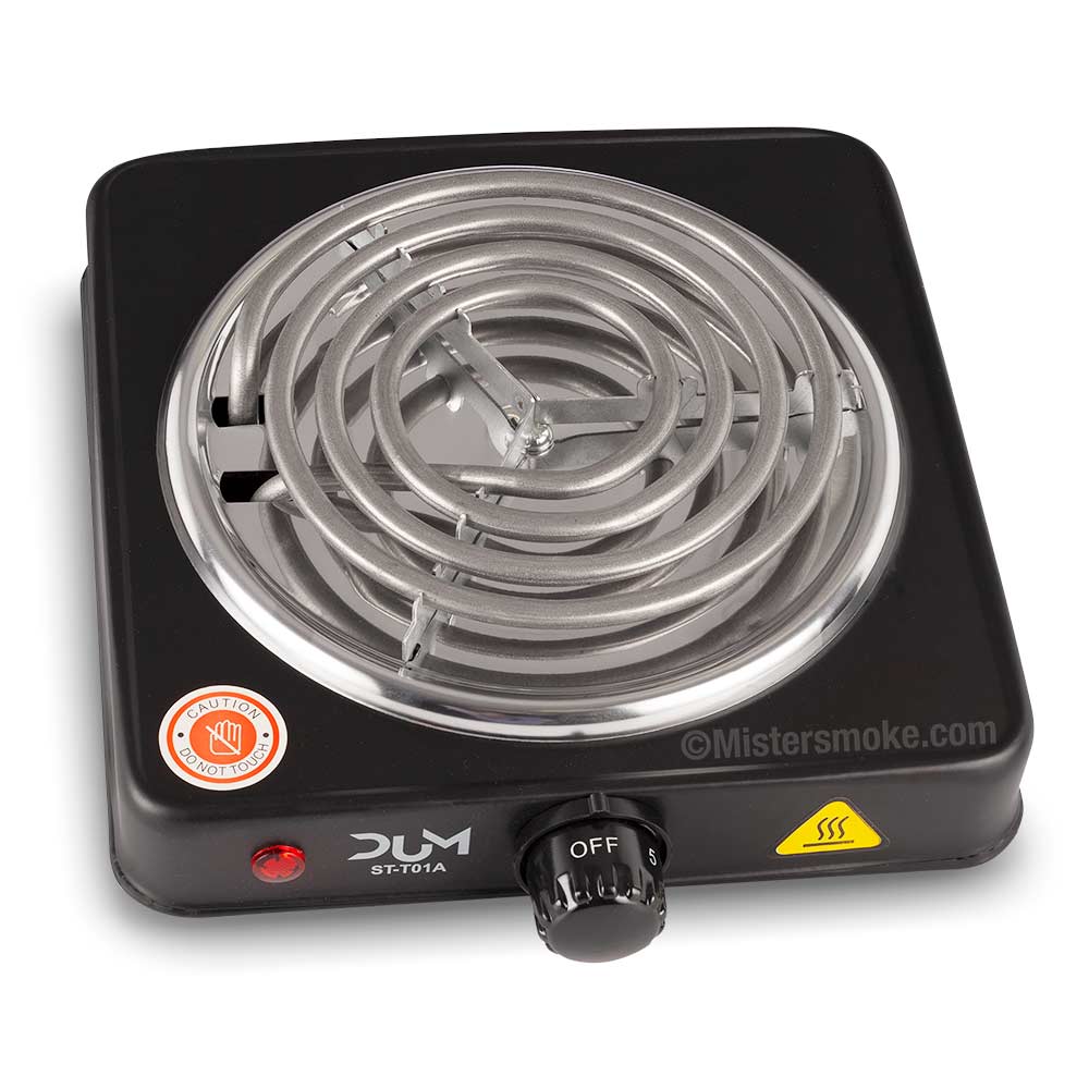 Allume-charbon électrique 500W Pour Chicha - Avec Panier Amovible Et Poignée Isolée, Idéal Barbecue Et Camping
