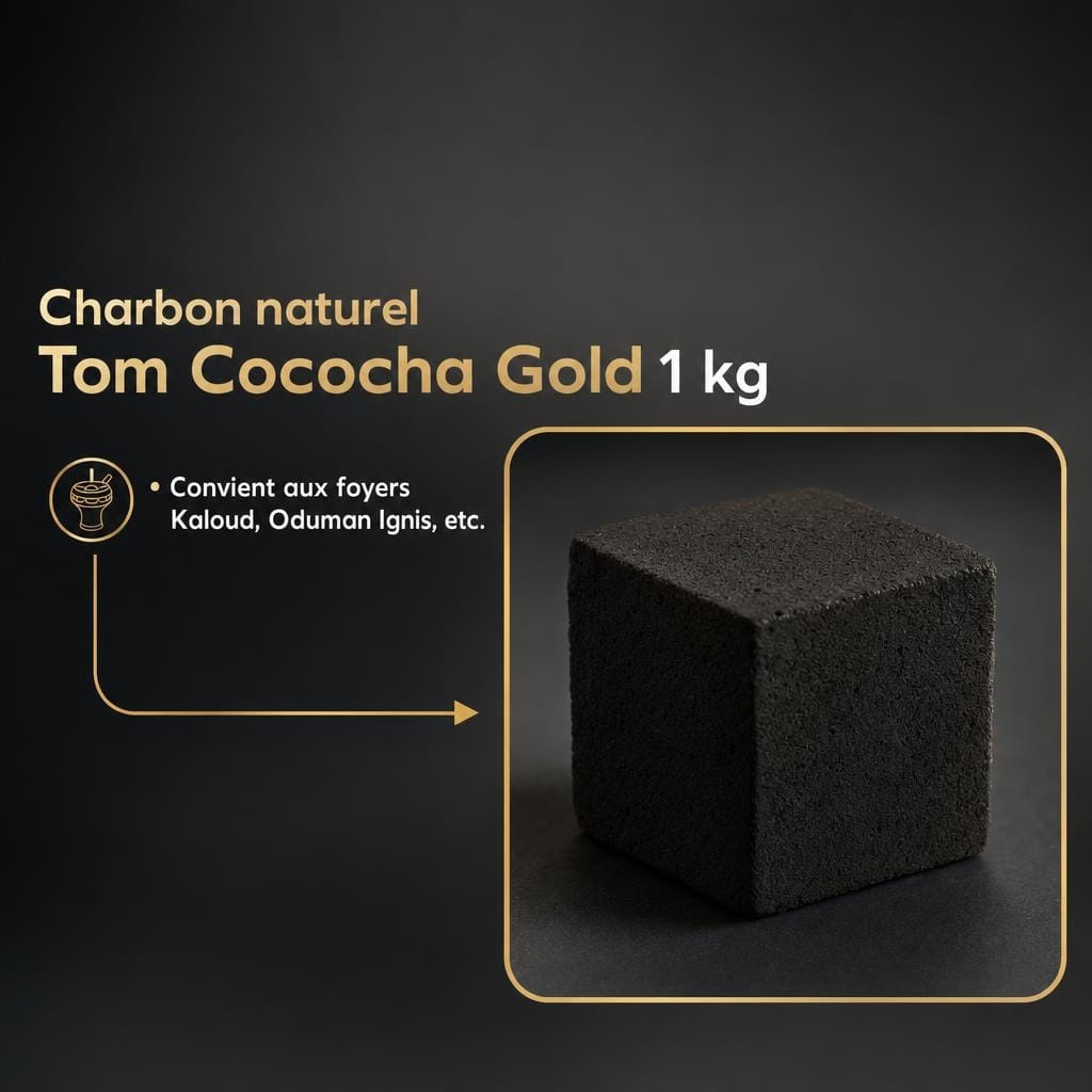 AAA - Charbon naturel Tom Cococha Gold 1 kg - image-2