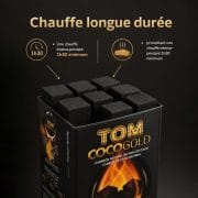 AAA - Charbon naturel Tom Cococha Gold 1 kg - image-3