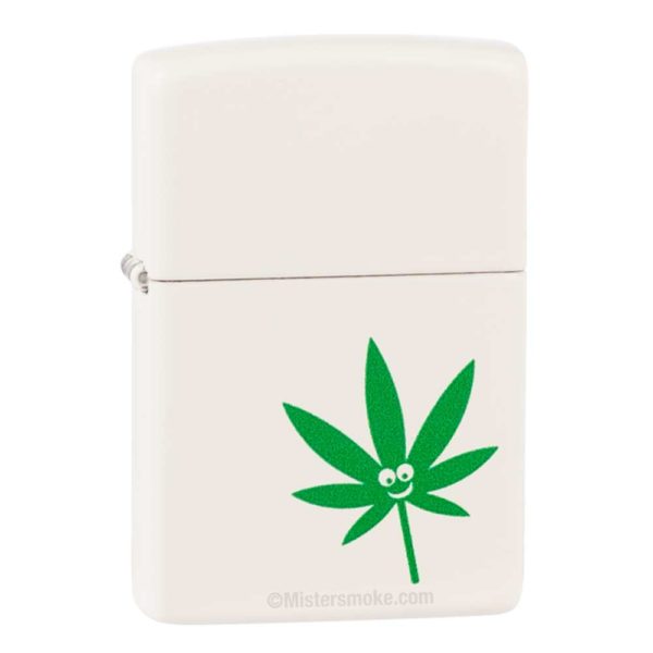 Briquet Zippo Leaf Face Design