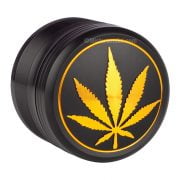 grinder polinator dreamliner leaf black and gold 4-teilig