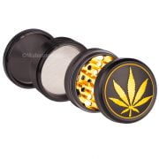 Pollinator Grinderdreamliner leaf black and gold 4 parts