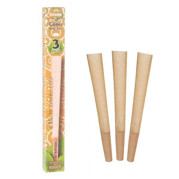 set of 3 greengo pre-rolled cones