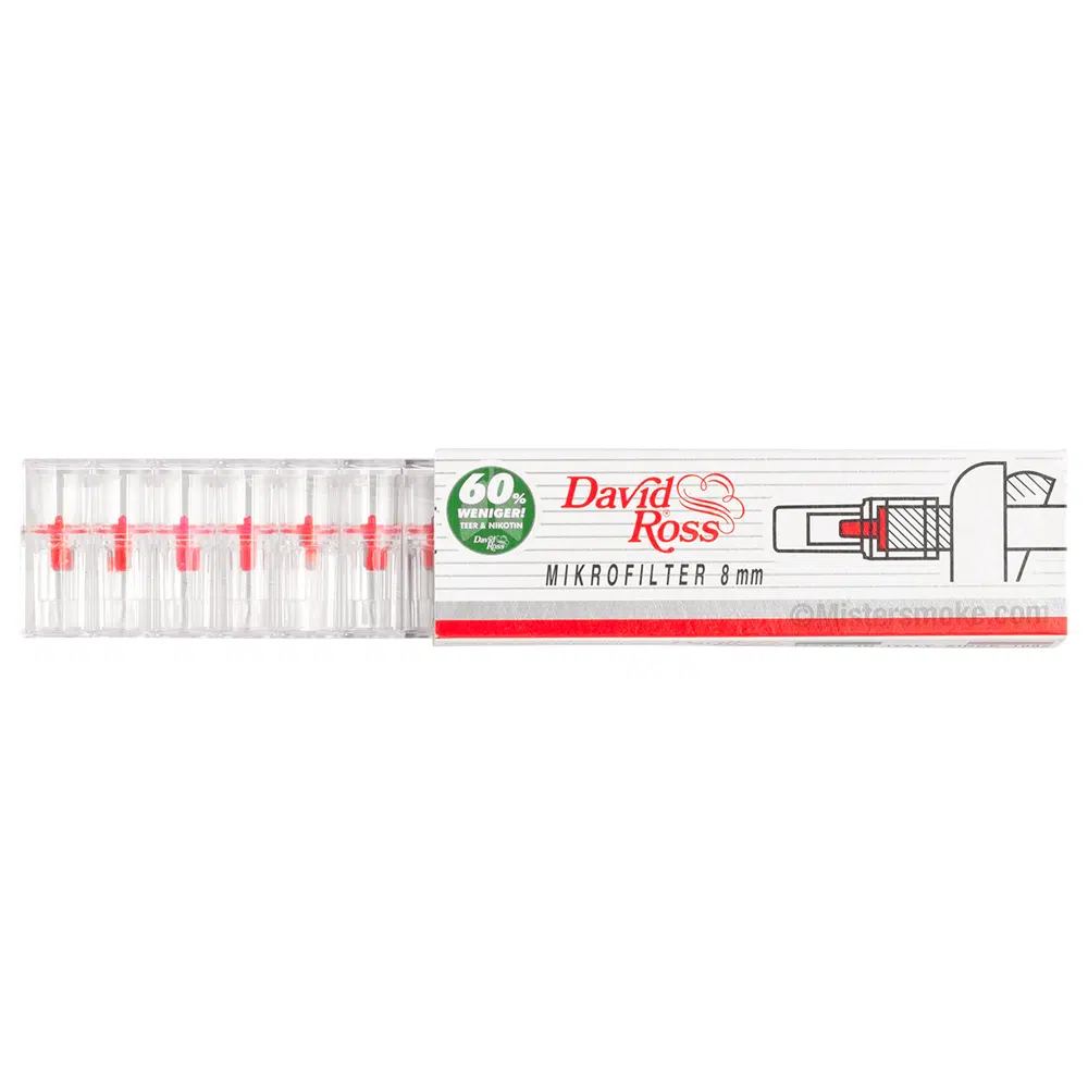 Schachtel mit 36 David Ross-Filterhüllen
