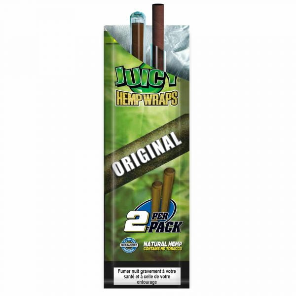 Blunt Juicy Hemp Wraps Original Natural - Natural blunt leaves for an authentic experience