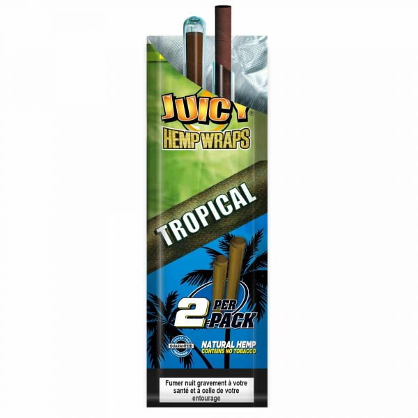 Tropical Juicy Jay&#039;s flavored hemp lunt - Exotic smoking experience.