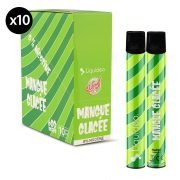 boite de 10 chichas électroniques jetable wpuff liquideo
