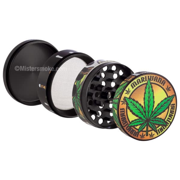 grinder métal ragga leaf 52 mm