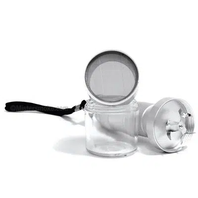 electric grinder with pollen catcher