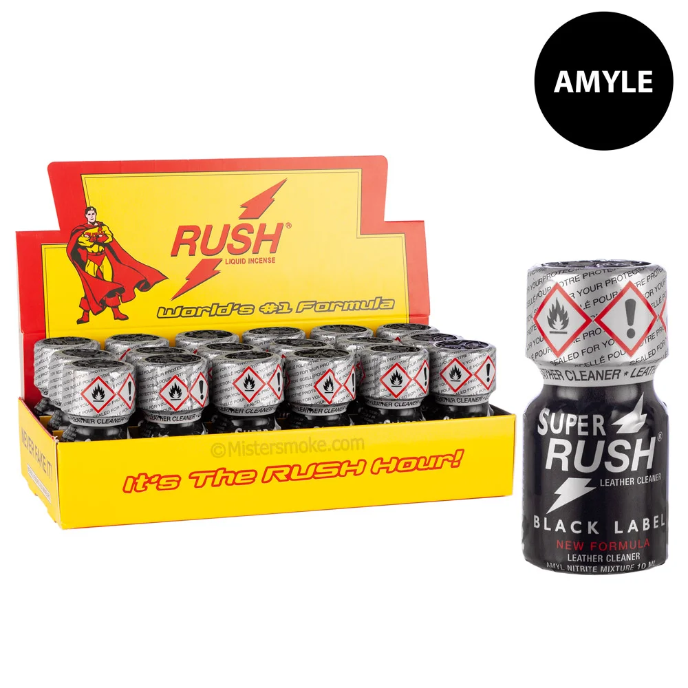 poppers rush black label