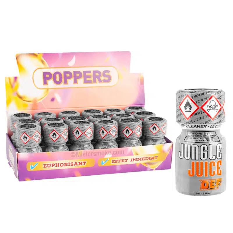 Poppers Jungle Juice DEF - Pack 18 flacons 10ml amyle