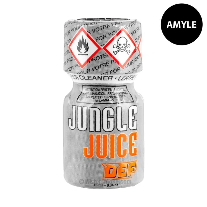Poppers Jungle Juice DEF 10ml - Flacon nitrite d'amyle marque britannique