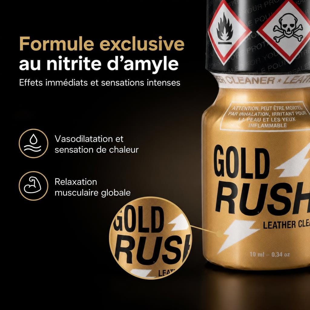 AAA - Poppers Gold Rush - 10 ml - image-2