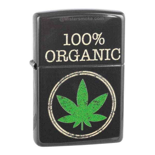 Feuerzeug Zippo leaf design