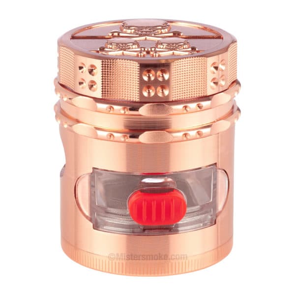 Grinder métal gold skull avec tiroir