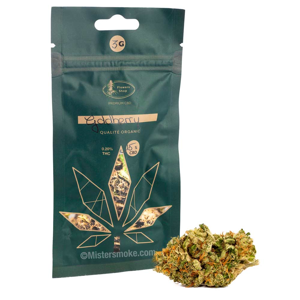 CBD Flowers shop Goldberry 3g CBD pour le stress, pour dormir..