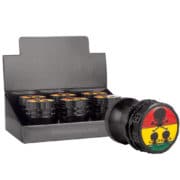 grinder metal triple skull rasta