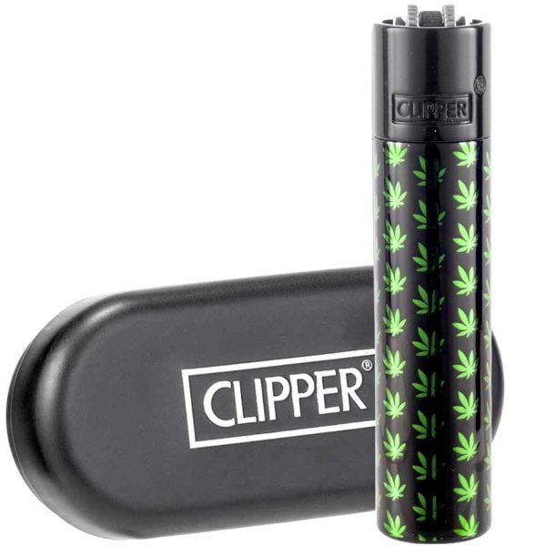 Feuerzeug Clipper Metall mit Etui