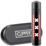 metal clipper lighter with case