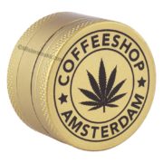 grinder metall coffee shop leaf