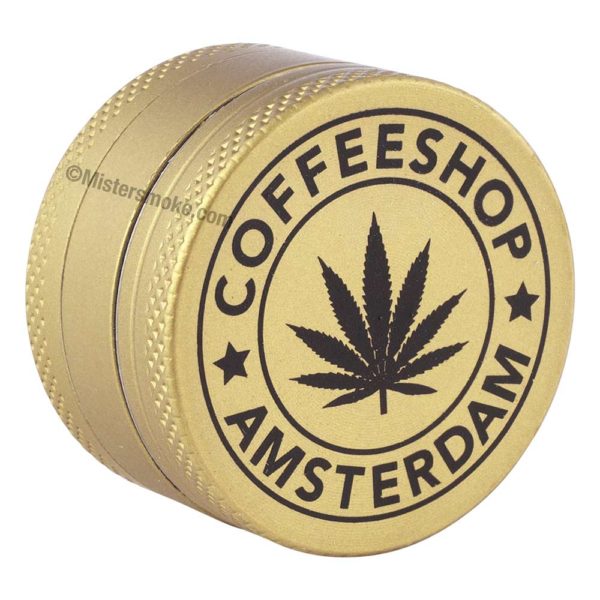 grinder metall coffee shop leaf