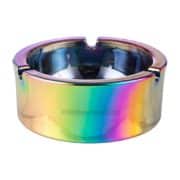 glass rainbow ashtray